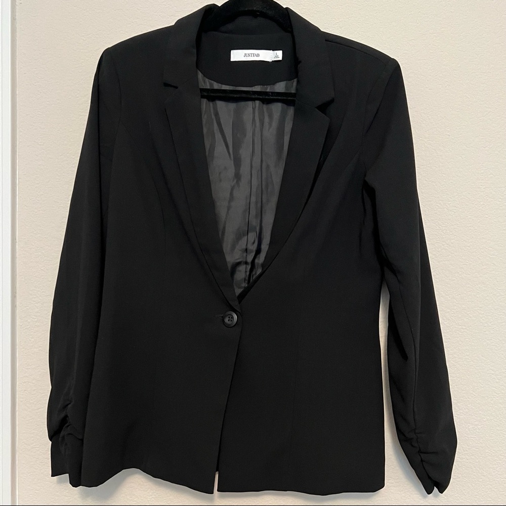 Black JustFab Blazer Size L